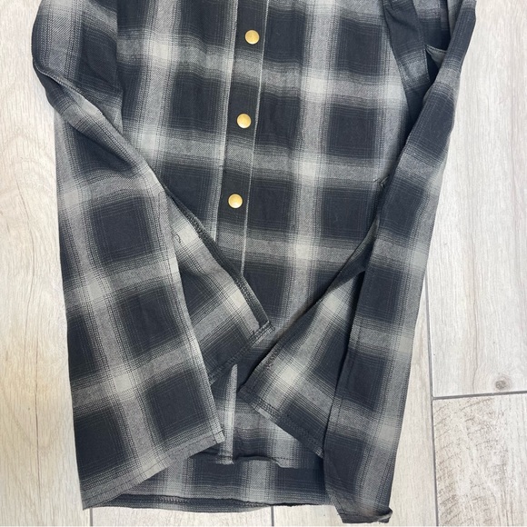COPY - BISHOP YOUNG Plaid Shirt Dress Size Xs - Picture 9 of 16